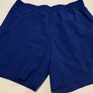 linerless size xl men’s lululemon shorts color blue